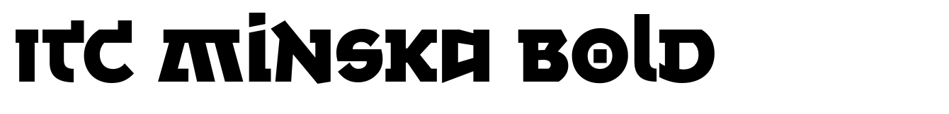 ITC Minska Bold